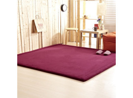 Tæppe, luksusudgave, 2x2m, Burgundy